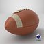 3D American Football Ball