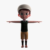 Cartoon Boy NoRig