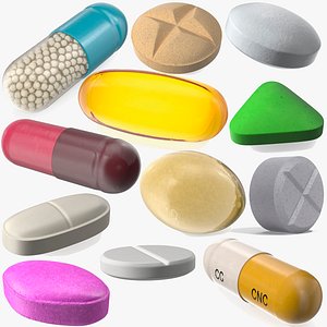 3D Pills Collection 2 model