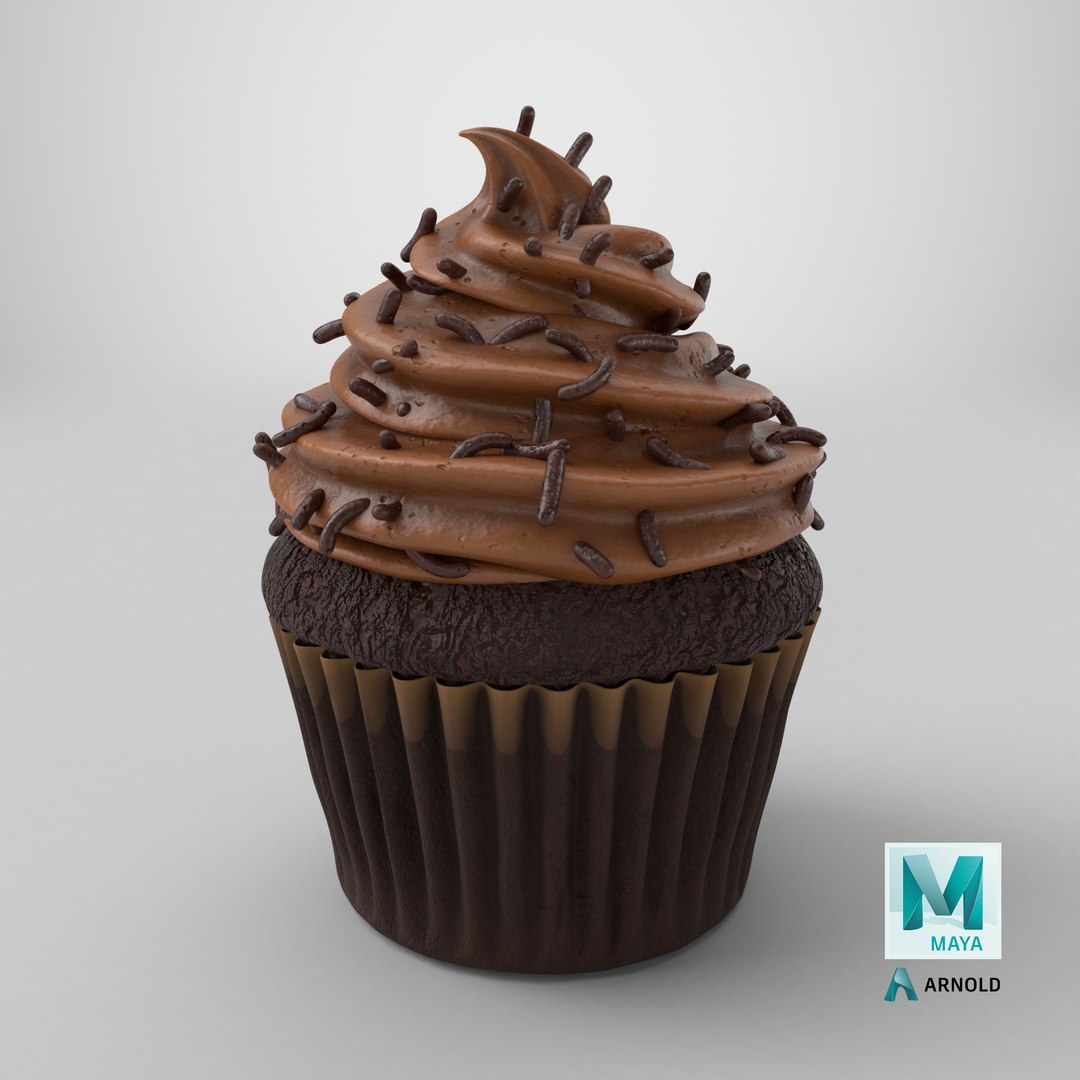 3D Chocolate Sprinkle Cupcake model https://p.turbosquid.com/ts-thumb/d8/6t7rla/AQ/stemcell_maya_arnold_render/png/1739801238/1920x1080/fit_q87/44f92ee1cc388a3c75965f768c2103ffef079b26/stemcell_maya_arnold_render.jpg