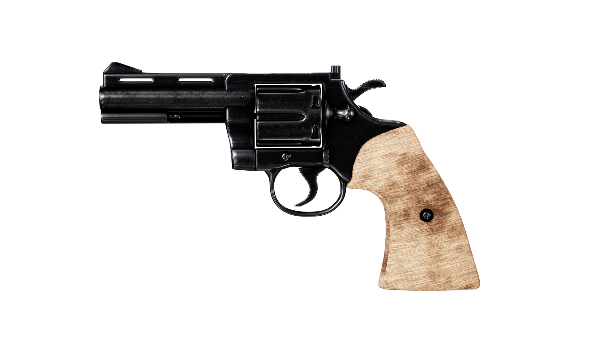 3D Model Colt Python 357 Revolver - TurboSquid 1848685