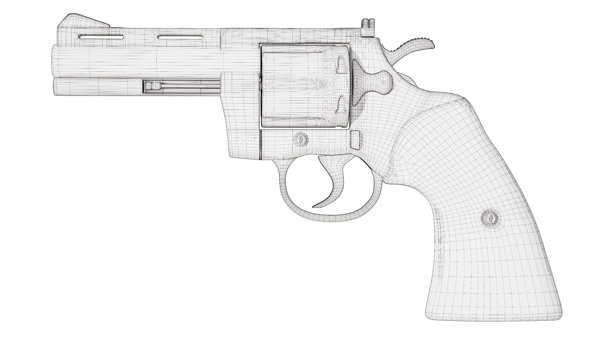 3D Model Colt Python 357 Revolver - TurboSquid 1848685