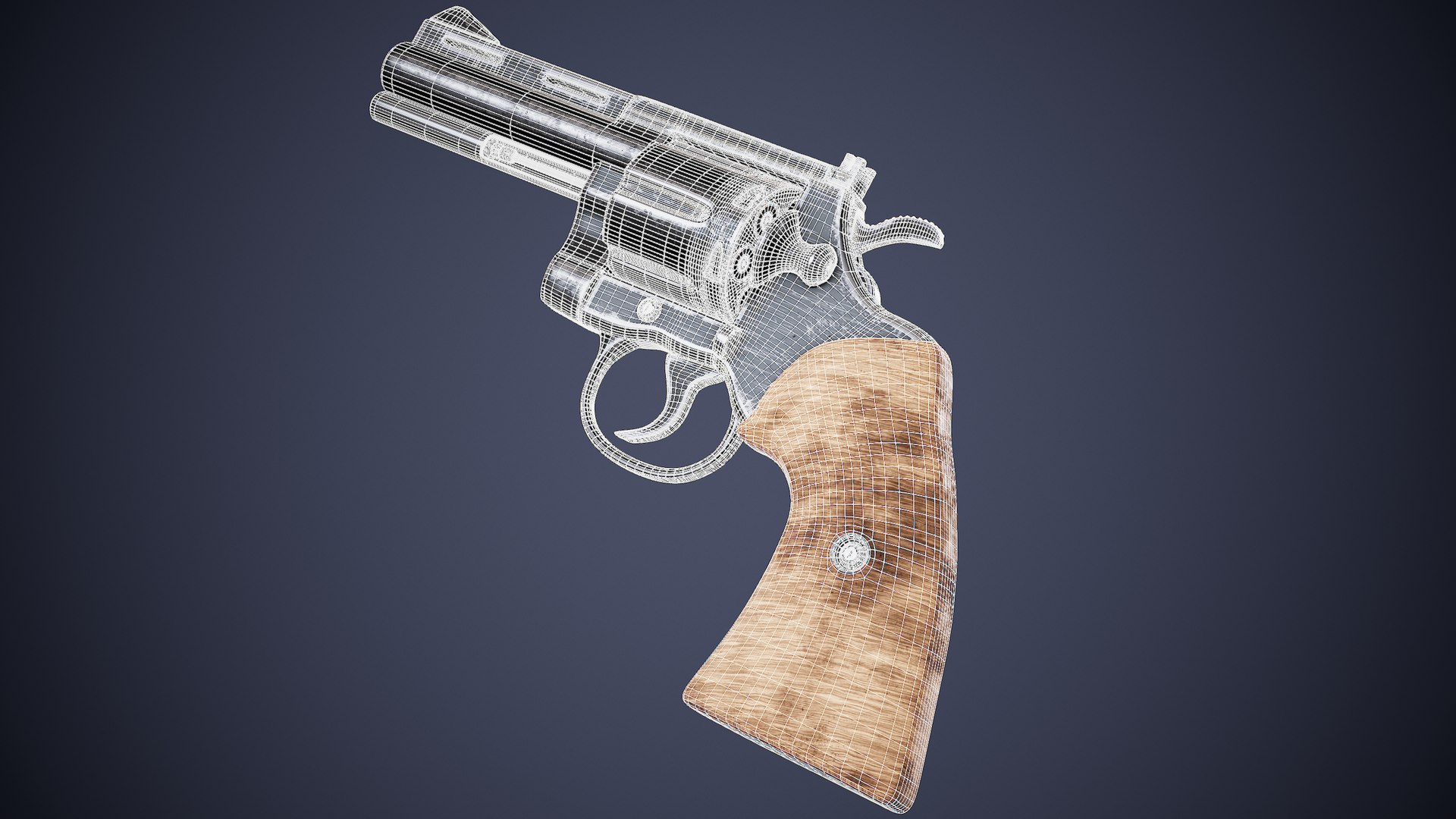 3D Model Colt Python 357 Revolver - TurboSquid 1848685