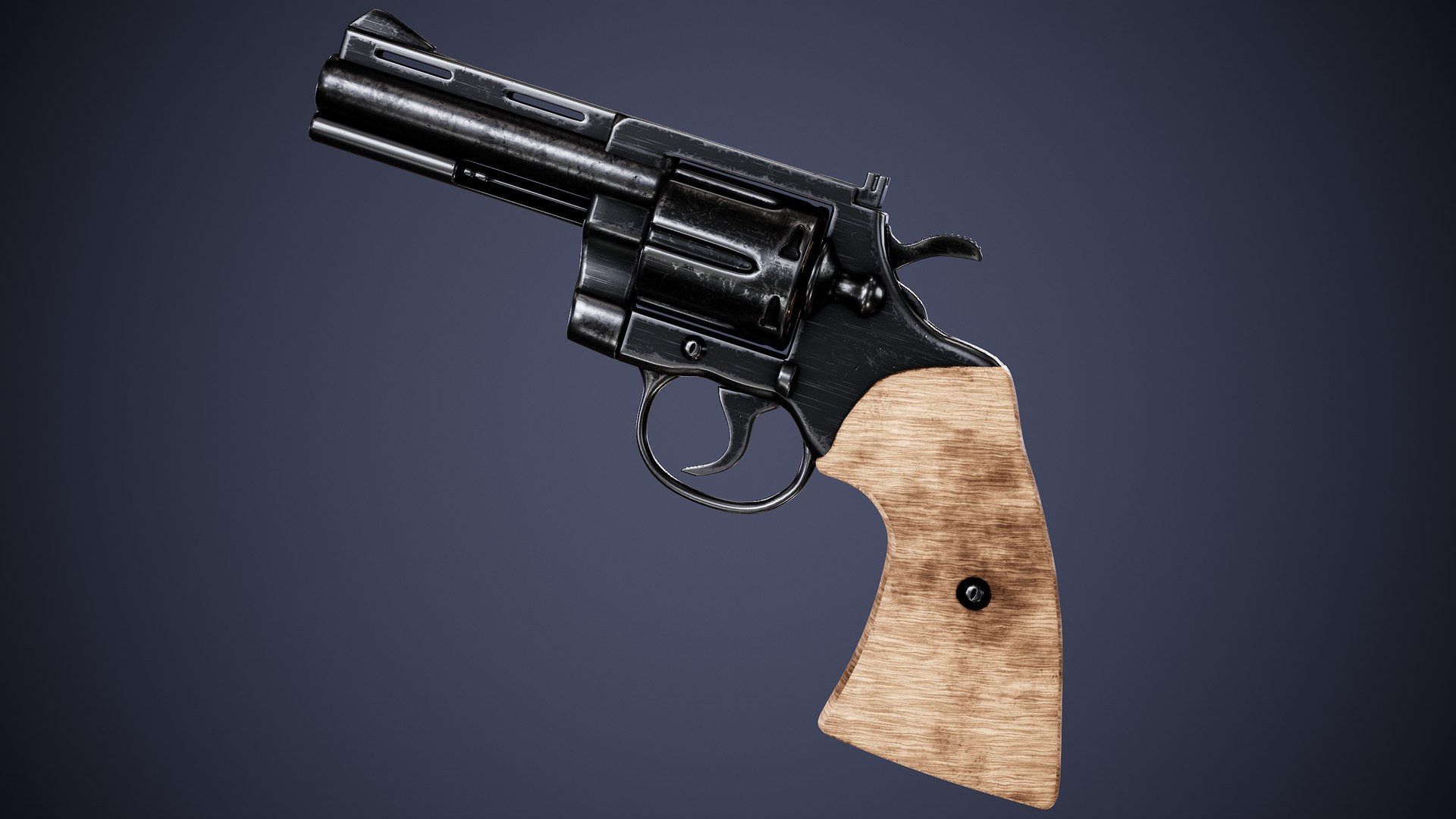 3D Model Colt Python 357 Revolver - TurboSquid 1848685