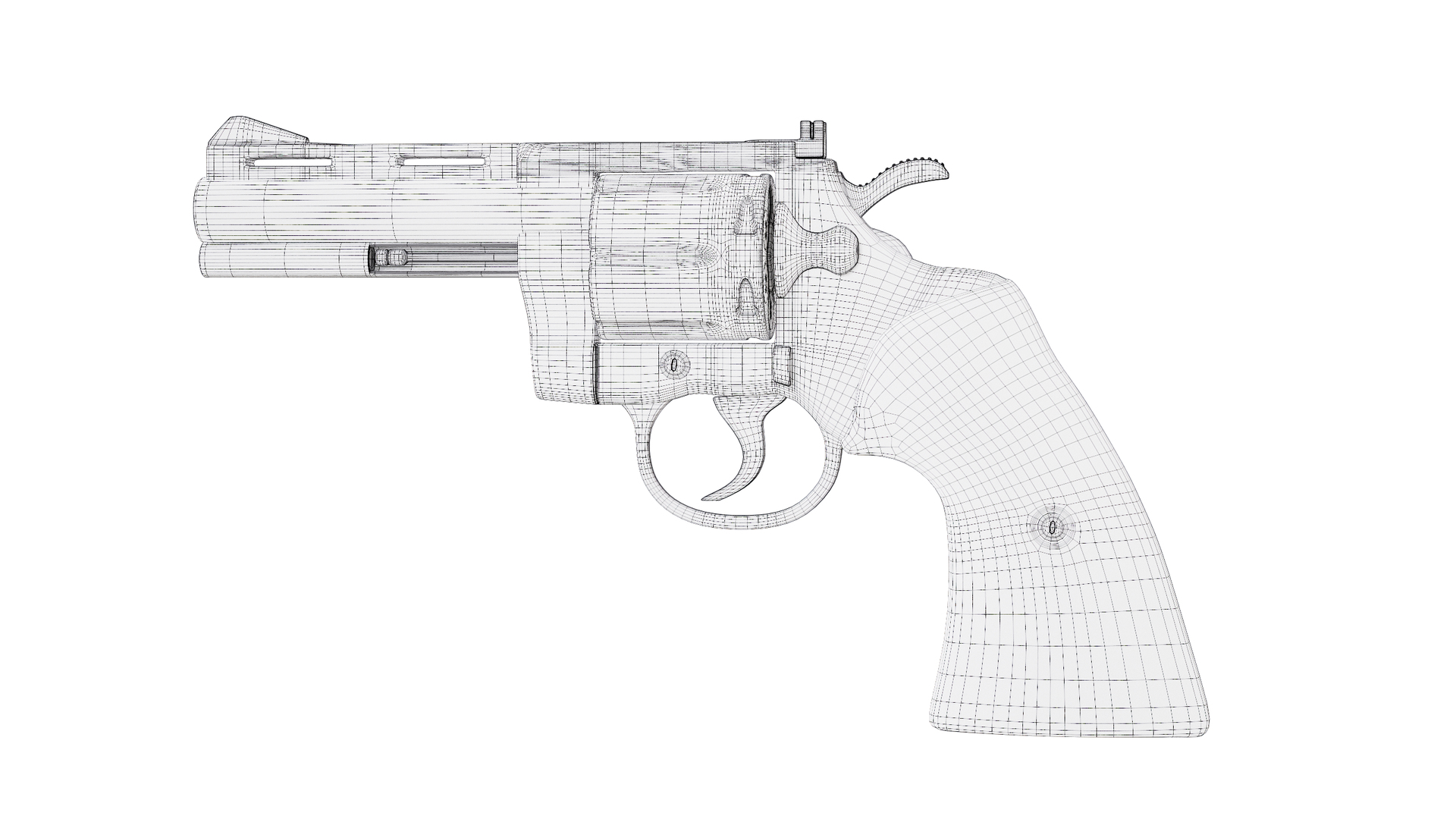 3D Model Colt Python 357 Revolver - TurboSquid 1848685