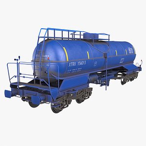 3D model Railroad Tank Car(1)