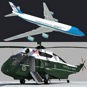 Boeing Air Force One and Marine One