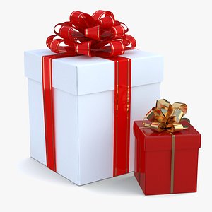 gift boxes 3d model