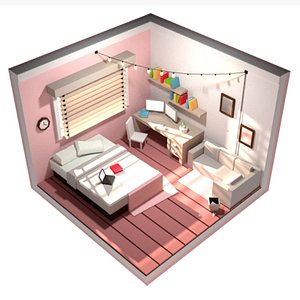 3D Poly Room