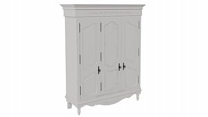 3D Three-door wardrobe Marseille