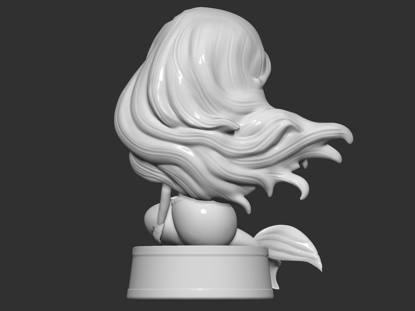 Mermaid Cute 3D Model - TurboSquid 2168710