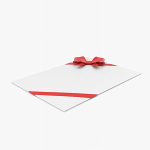 Christmas Envelope 3D model