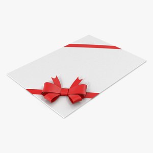 Christmas Envelope 3D model
