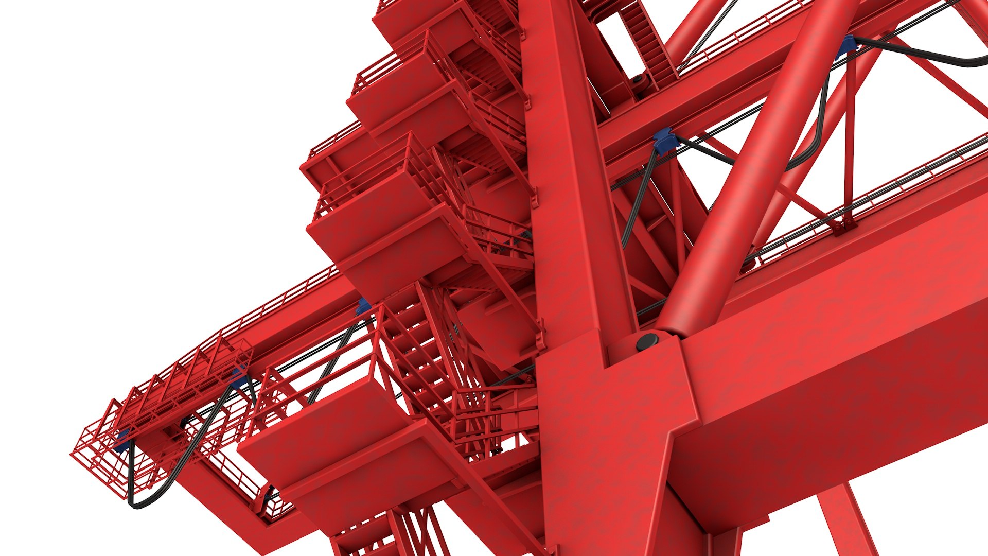 3D Port Container Crane Model - TurboSquid 1860064