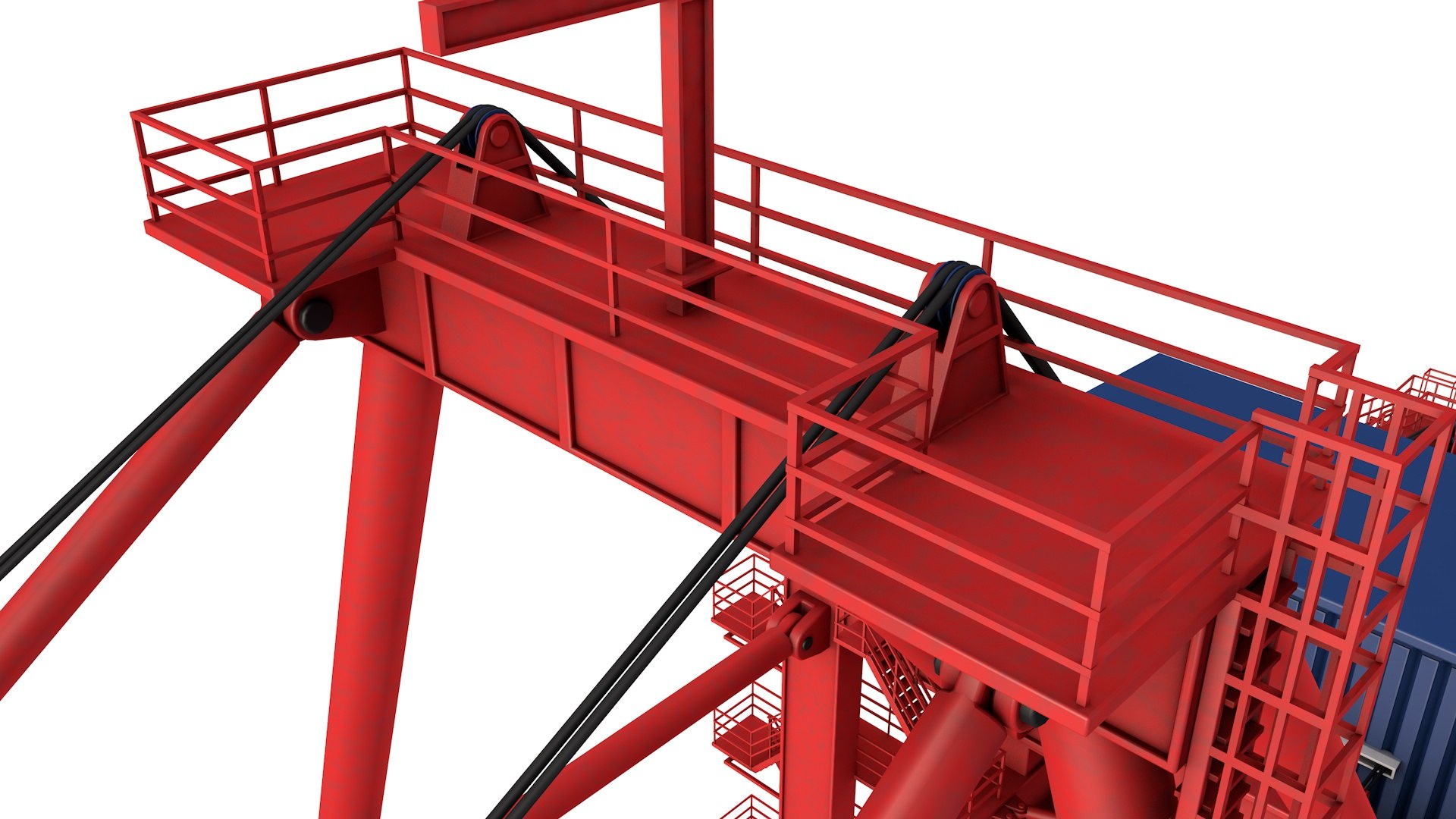 3D Port Container Crane Model - TurboSquid 1860064