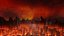 Volcanic Hellscape Environment  Animated Lava Flares  Mountain Range