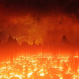Large Scale Hell with flowing Lava