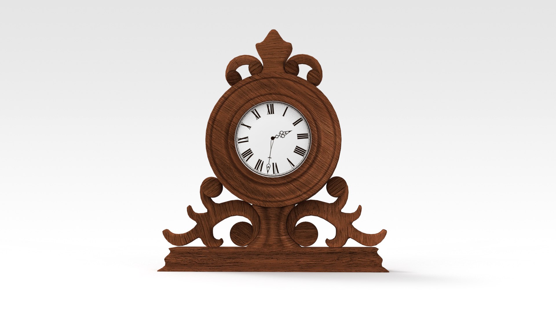 Mantle Clock 3D Model - TurboSquid 1755381