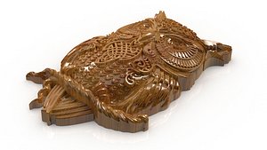 Owl model for cnc print