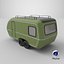 Modern Caravan 3D Model