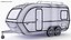 Modern Caravan 3D Model