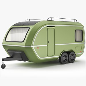 Modern Caravan 3D Model