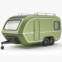 Modern Caravan 3D Model