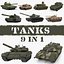 Tanks 3D Models Collection