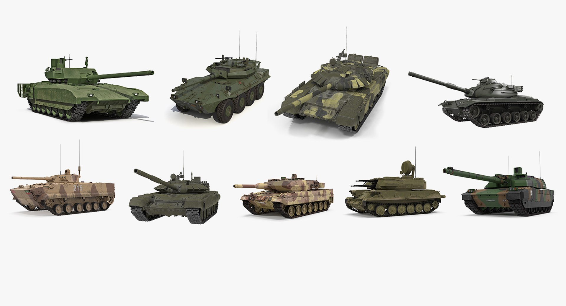 tanks main battle 3D https://p.turbosquid.com/ts-thumb/d8/vag9RH/eW71wna2/tankscollection3dmodels01/jpg/1508690165/1920x1080/fit_q87/c2ebc99ac9f75f5b869acf597795aa82af907151/tankscollection3dmodels01.jpg