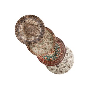 Round carpet 31 3D model