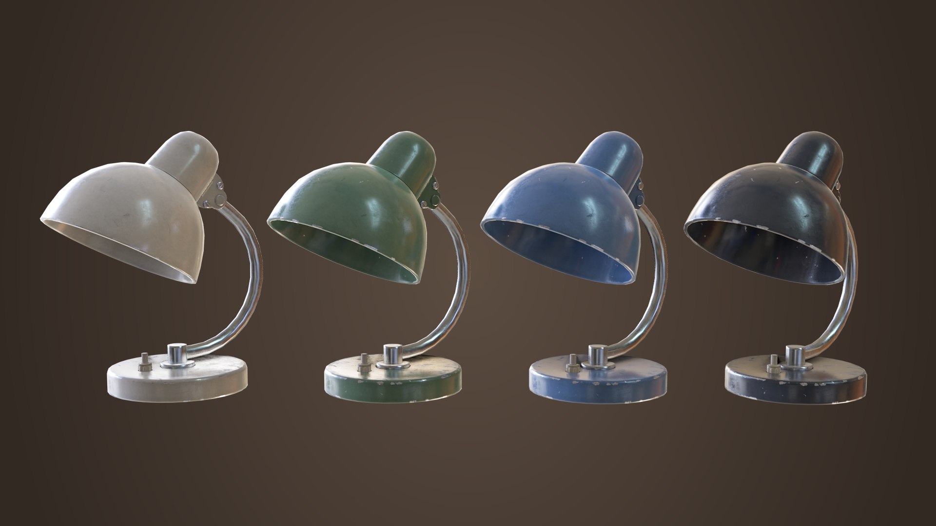 3D model Old vintage table lamp - TurboSquid 2053438