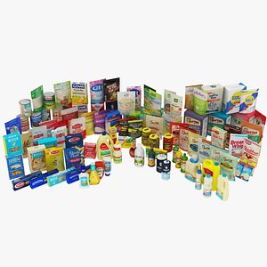Pantry Staples 96 in 1 3D model