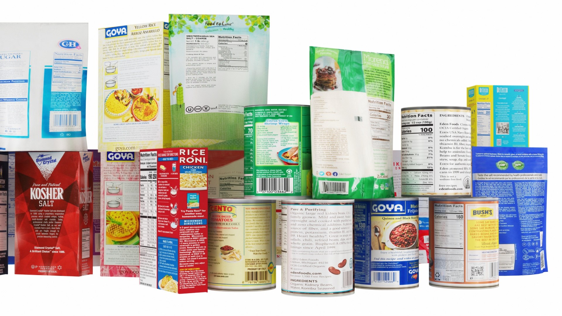 Pantry Staples 96 In 1 3D Model - TurboSquid 2304038
