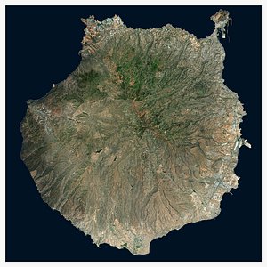 3D Gran Canaria Canary Islands model