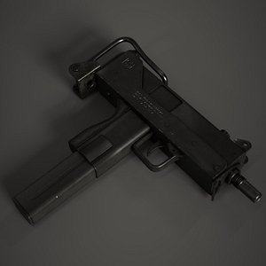 smg gun unity 3D model