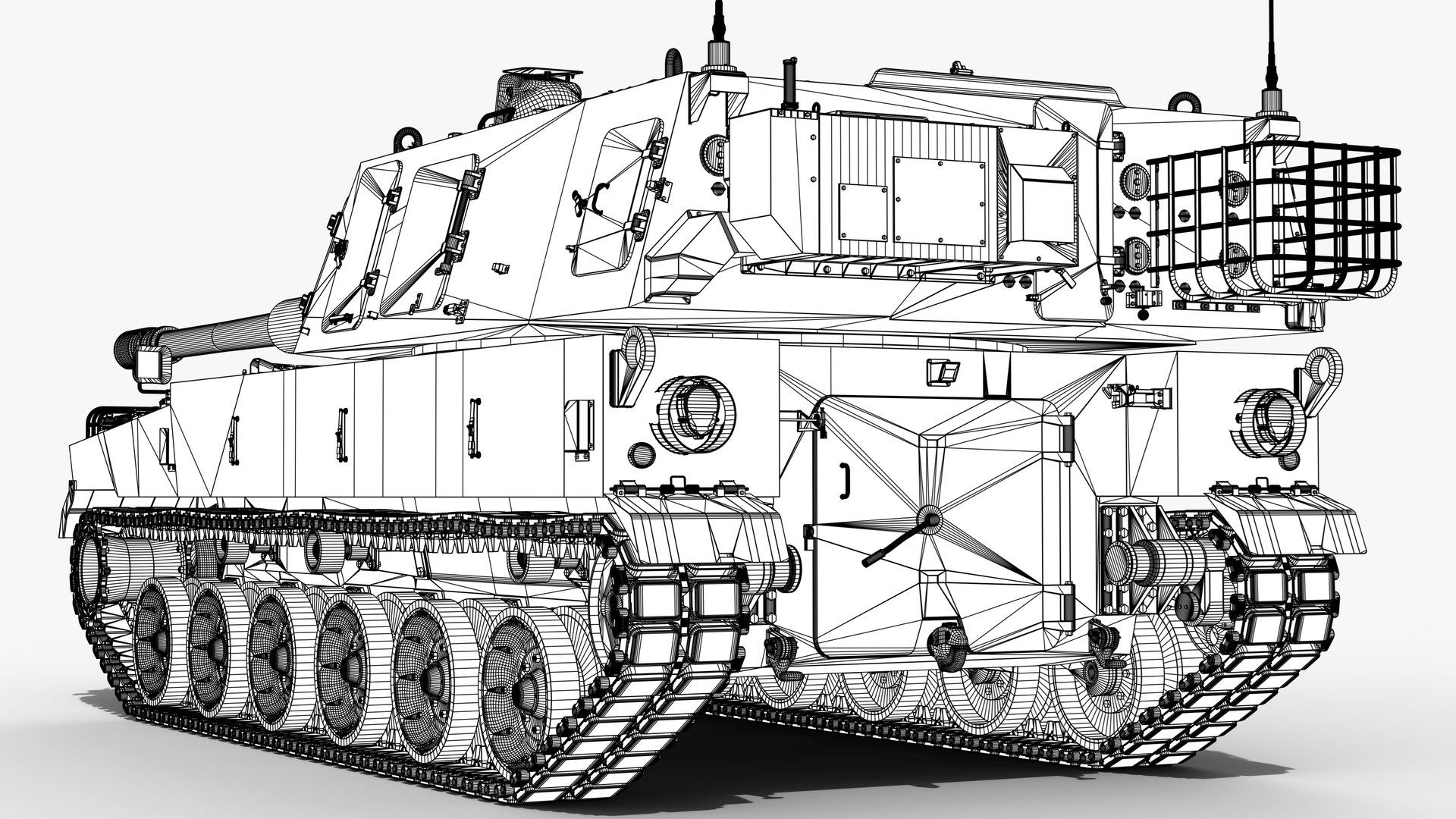 3D K9A1 Thunder Model TurboSquid 2482732
