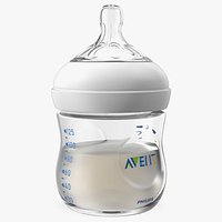Philips Avent Baby Bottle with Milk and Nipple
