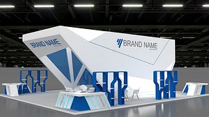 3D Model Exhibition Booth stall stand 3D