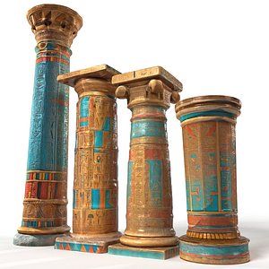 Ancient egyptian pillars pack