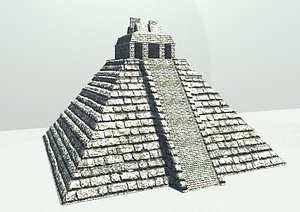 temples mayan 3d model