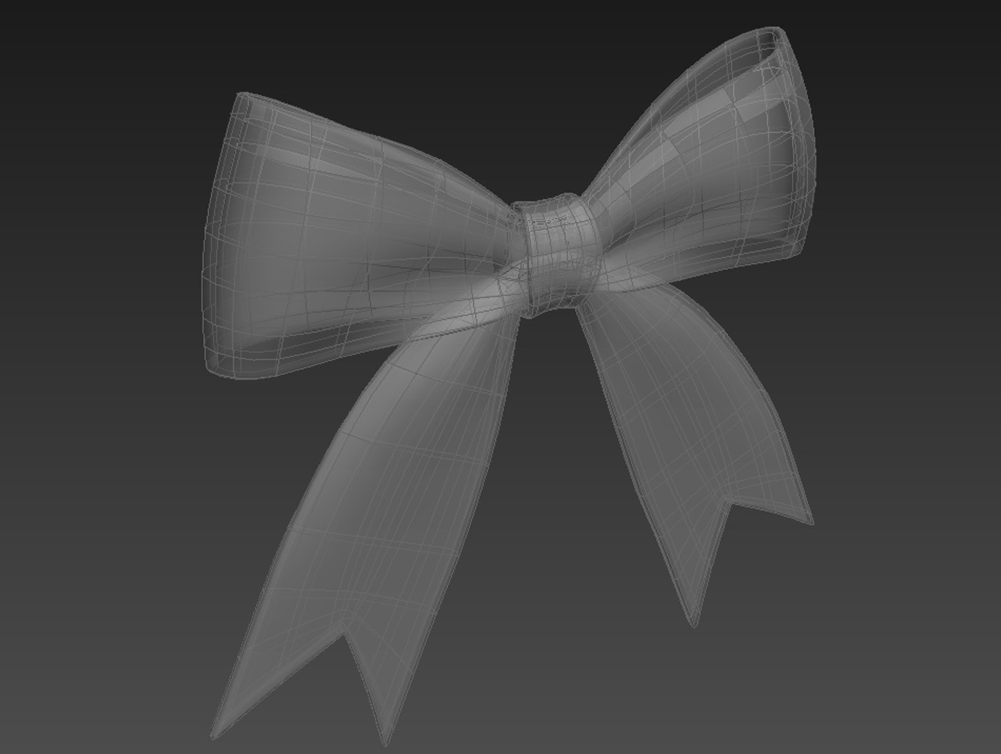 Gift bow model - TurboSquid 1460693