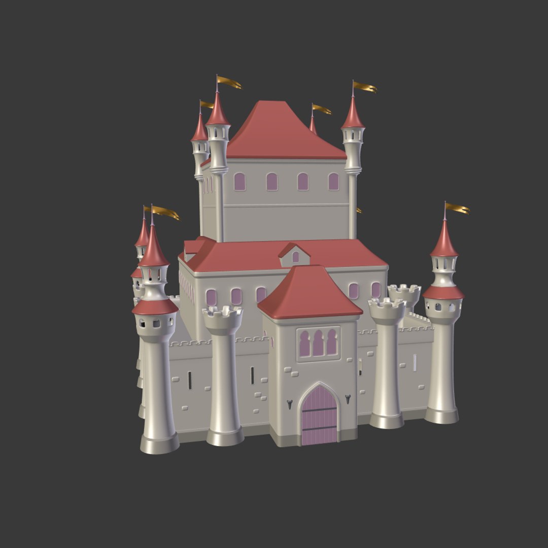 3D Medieval Castle Model - TurboSquid 1459571