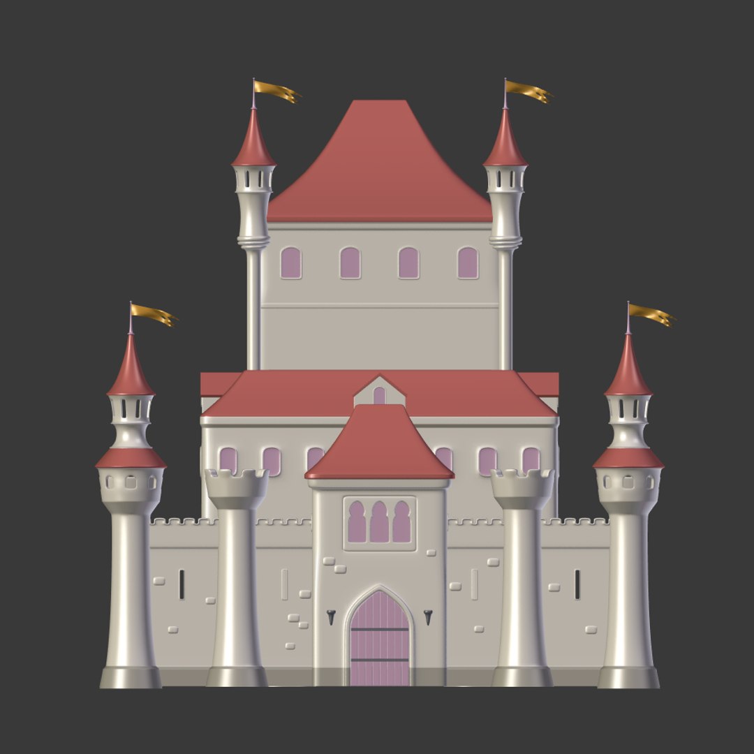 3D Medieval Castle Model - TurboSquid 1459571