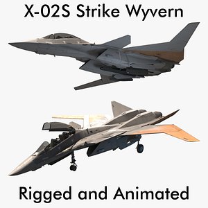 X 02S Strike Wyvern Rigged Animated