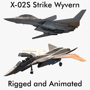 X 02S Strike Wyvern Rigged Animated