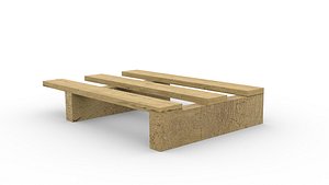 3D Display pallet 400x600mm model