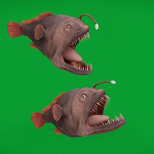 3D model Angler Fish