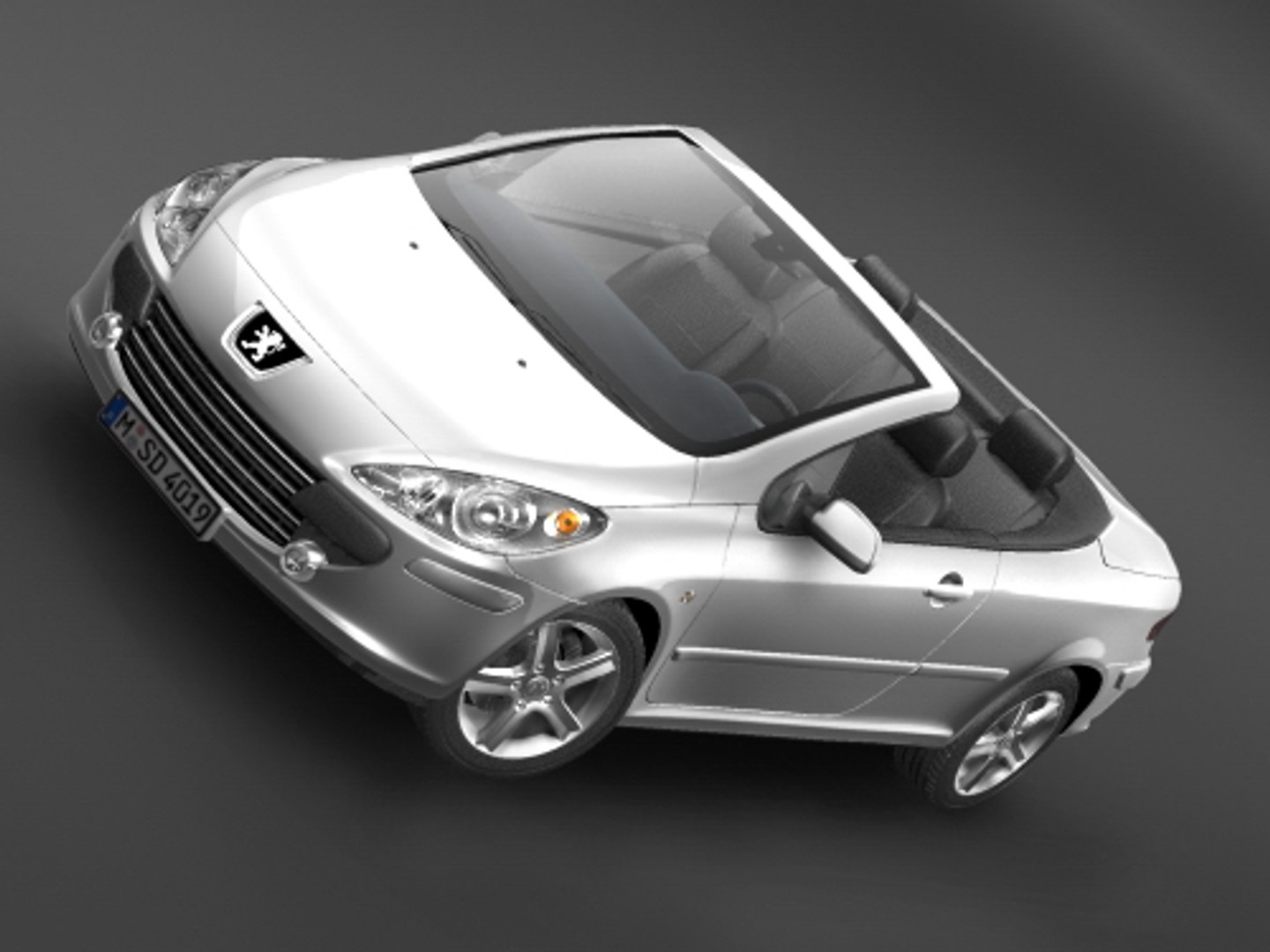 Peugeot 307 Cc Car 3d Model