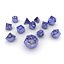 Polyhedral Dice Set - Blue Glass