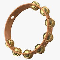Tambourine Headless Double Row Jingles